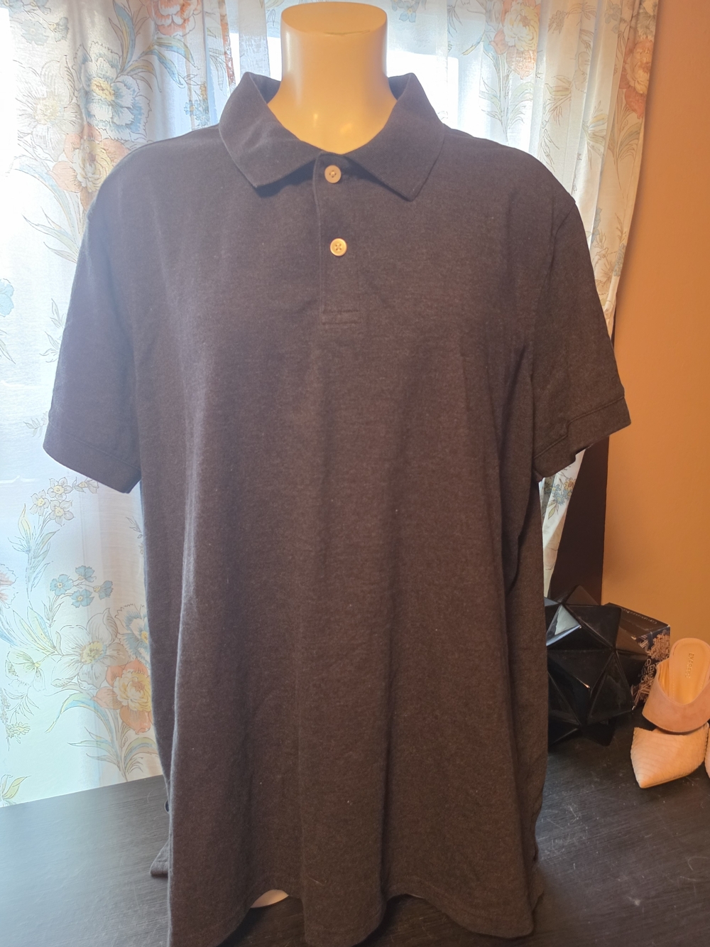 Goodfellow & Co Dark Gray Men's Polo Shirt